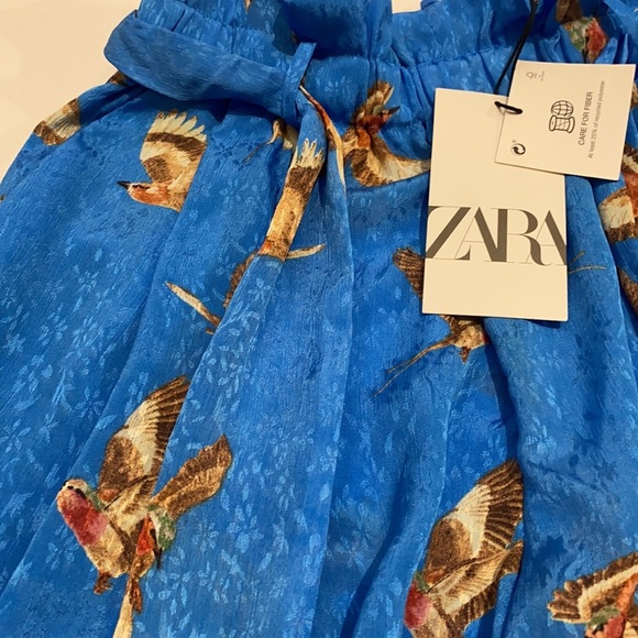 Zara  BERMUDA SHORTS SKORT HIGH WAIST S - Picture 7 of 10